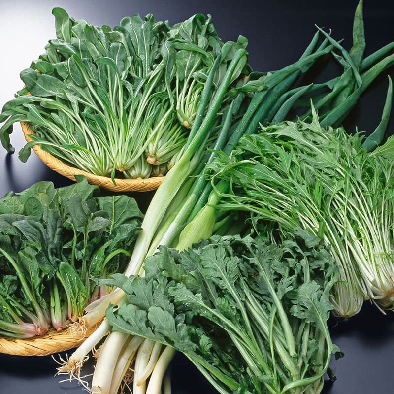 安全にこだわり新鮮国産野菜を使用